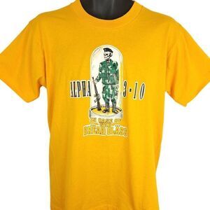 Alpha 3-10 T Shirt Vintage 80s In Case Of War Break Glass Alpha Company Medium